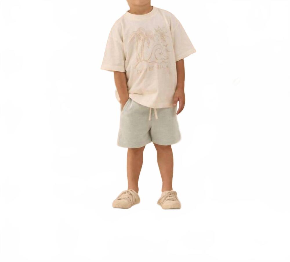 NEW RYLEE + CRU sam shorts in seafoam
